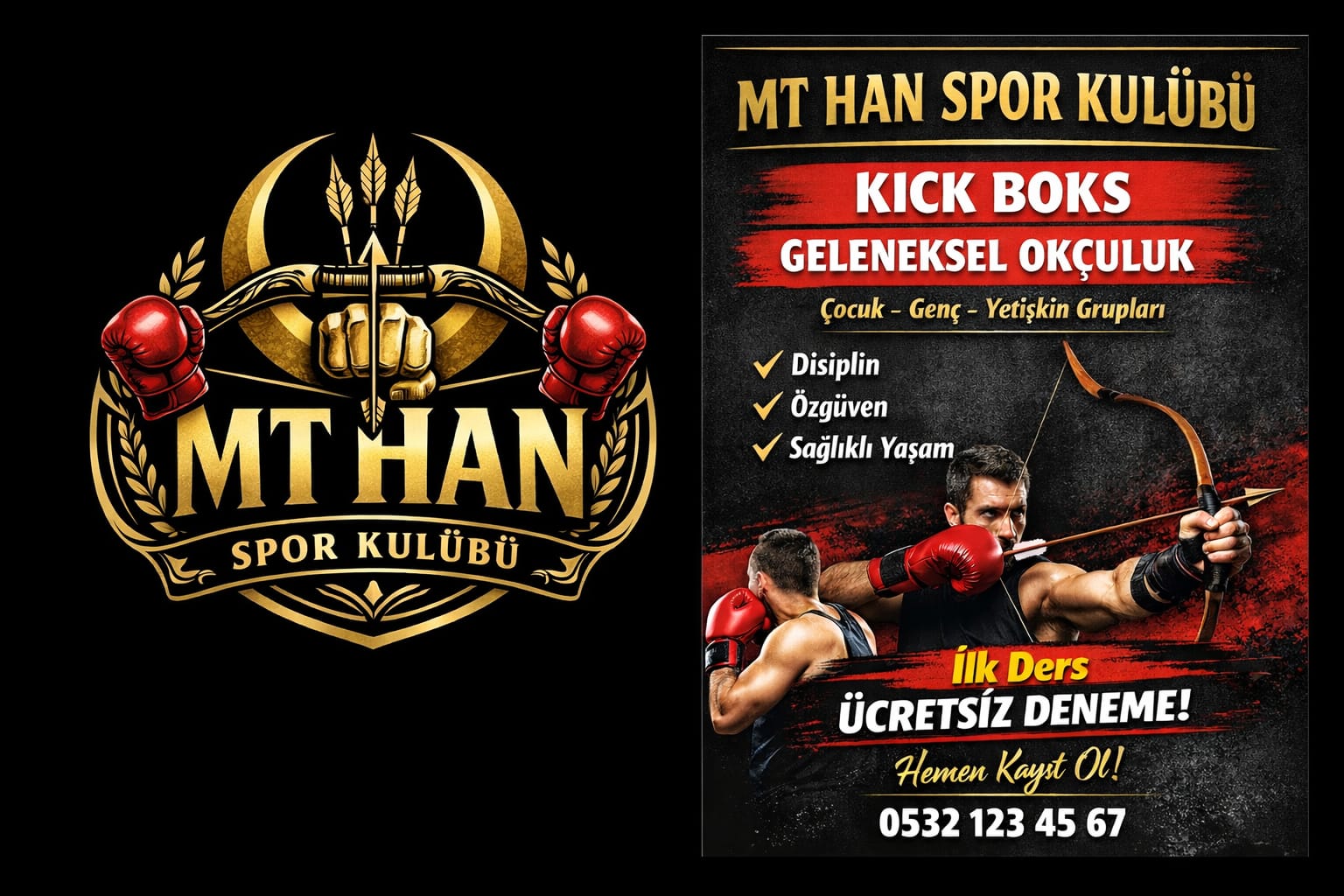 MT HAN Spor Kulübü afiş tasarımı